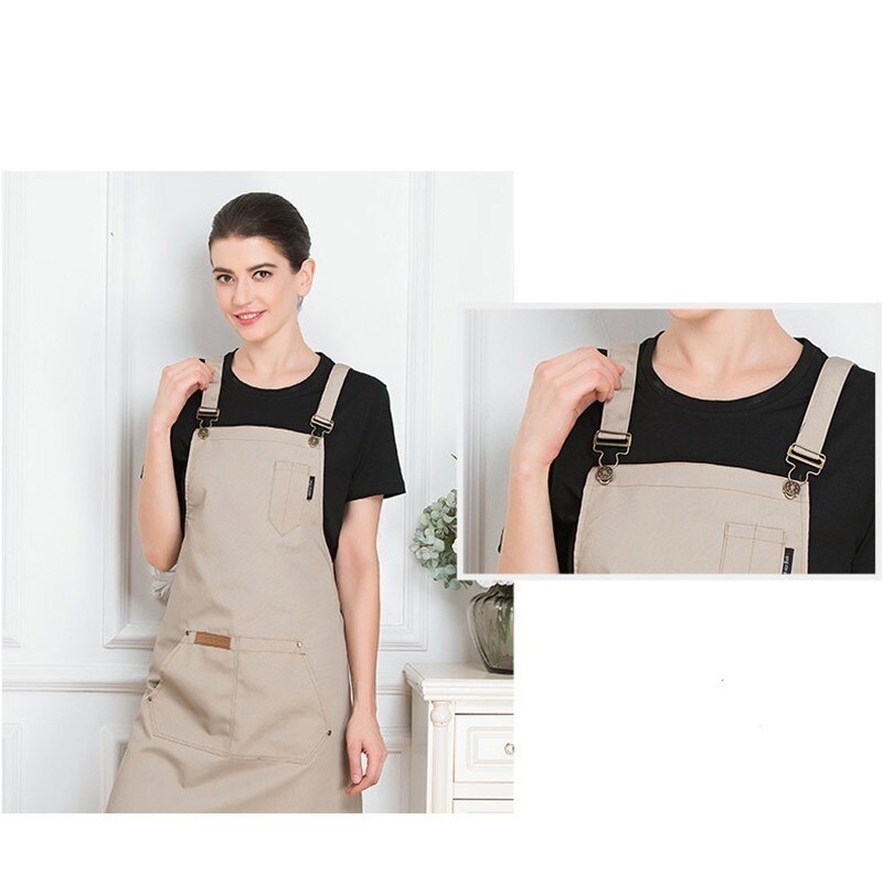 Verstelbare Chef Ober Uniform Schort Hotel BBQ Cafe Catering Food Service Restaurant Uniform Bakkerij Keuken Unisex Werk Schort