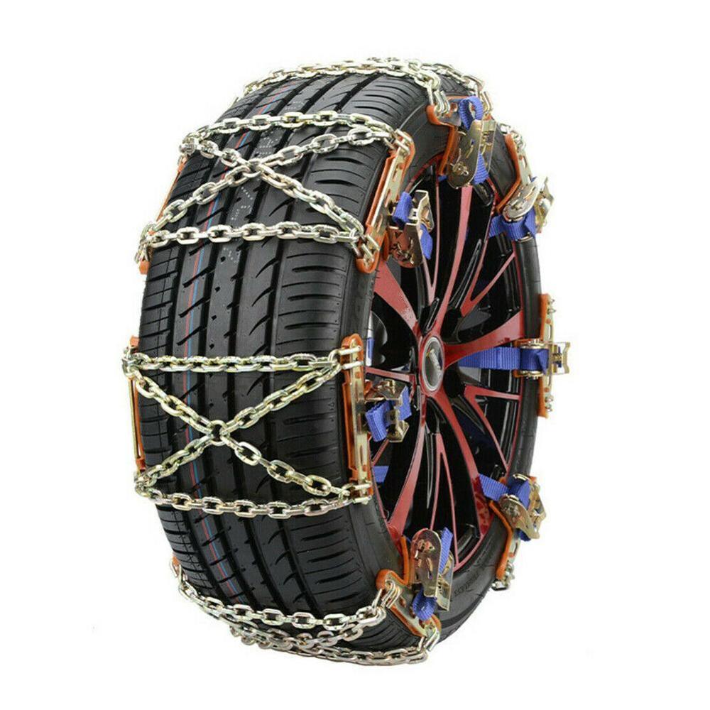 1X Wheel Tire Anti-skid Chains For Car CSV Emergency Universal Winter Truck Chain