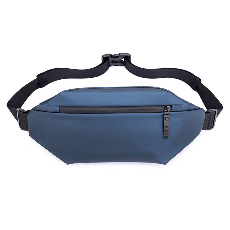 Outdoor Casual Mode Heuptas Heren Schouder Crossbody Tas Multifunctionele Waterdichte Reisborst Draagbaar en Duurzaam: Sky Blue