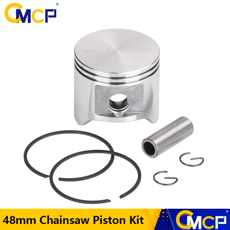 1 Set 365 Chainsaw Piston Kit 48mm Piston Set Chainsaw Spare Parts Cylinder Piston Kit