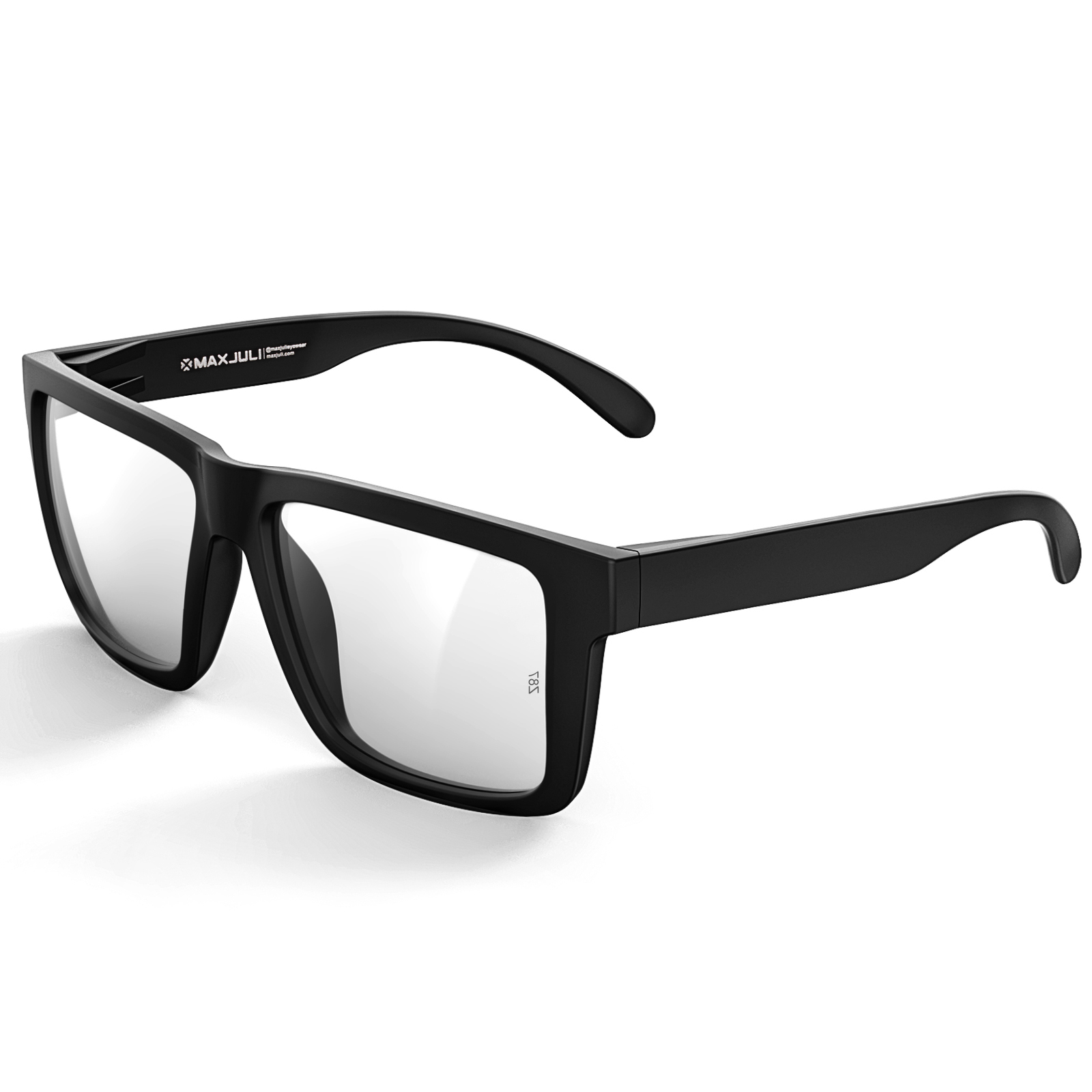 MAXJULI XL Size Extra Large Z87 Sunglasses for Big Wide Heads Men TR90 Ultralight Sun Glasses For Big Face UV400 Protection 8228: WHITE