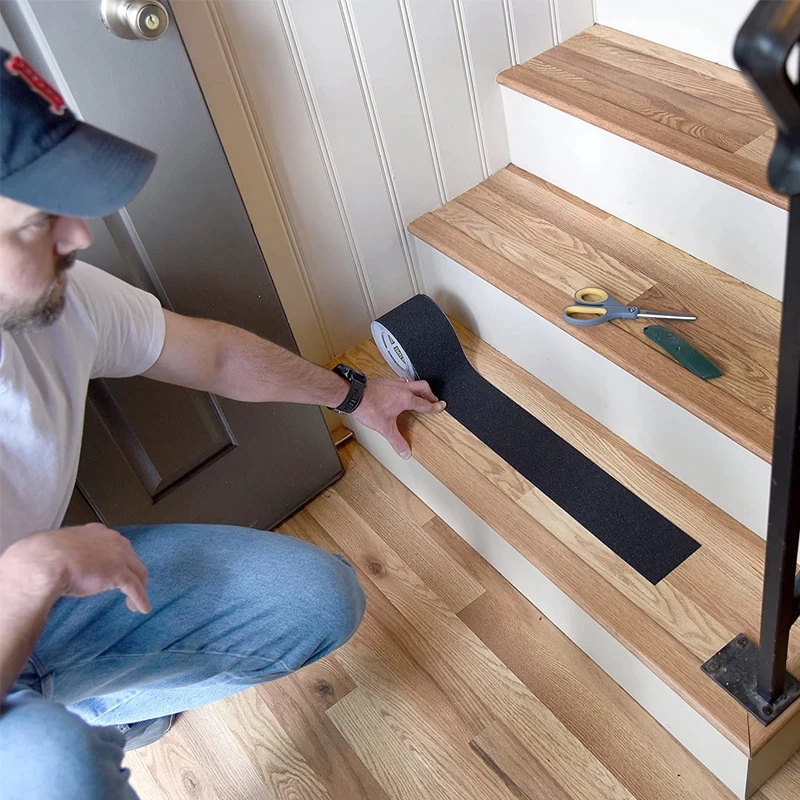 5M Non Slip Safety Grip Tape Anti-Slip Indoor/Outdoor Waterproof Stickers Strong Adhesive Safety Traction Tape Stairs Floor