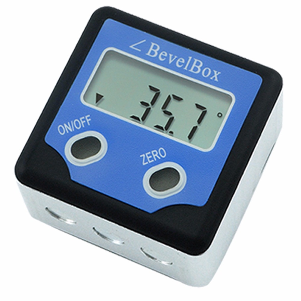 Digital Bevel Box Angle Finder Protractor with Magnetic Base Inclinometer Angle Measurement Tool