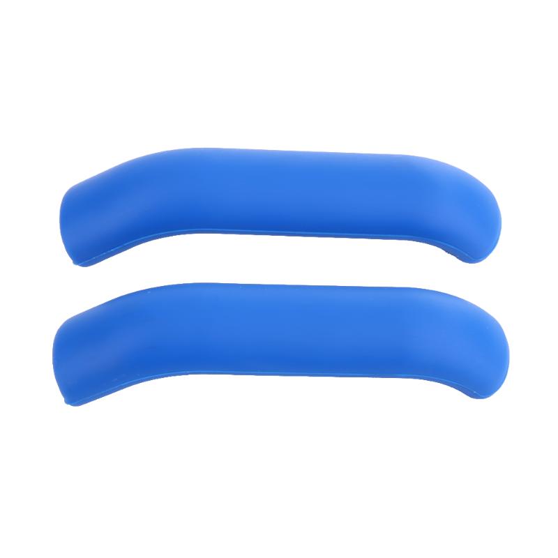 1 par de protectores de manguito de goma para palanca de freno de bicicleta MTB tipo palanca de partes de freno de bicicleta piezas de repuesto para accesorios de bicicleta: Azul