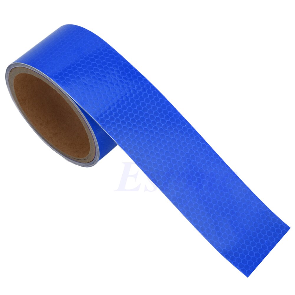5Cm * 3M 2 "X 10 'Reflecterende Veiligheidswaarschuwing Conspicuity Tape Film Sticker Kleurrijke M3GD