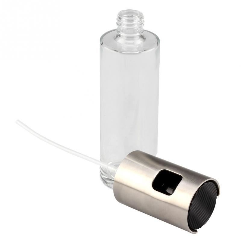 Gemakkelijke glazen olijfolie verstuiver, olieverstuiver, lege fles, azijnfles, olie dispenser voor koken, salade, bbq, keuken, bakken