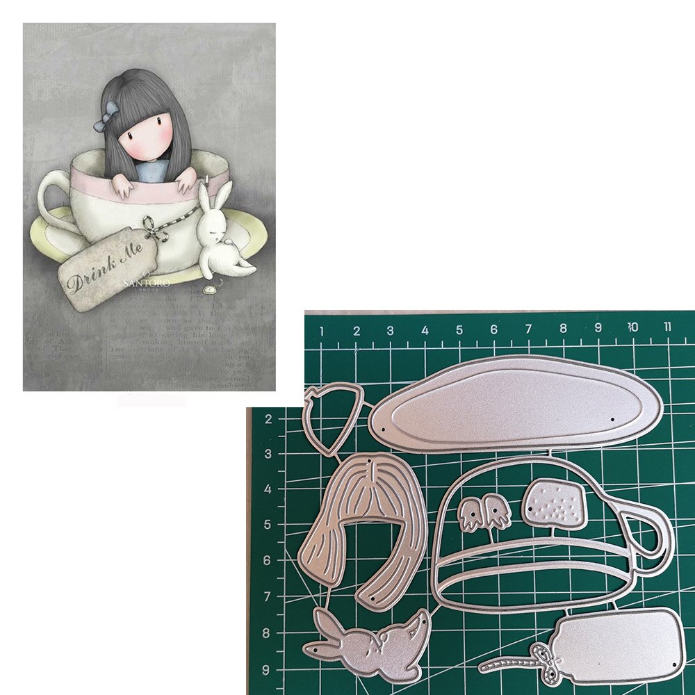 Craft Paper Dies Cut For Card Making Spain Girl Doll Diy Scrapbooking Dies Metal Embossing Nouveau Arrivage 30: 52