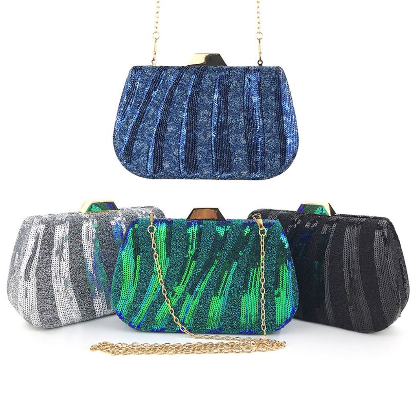 Snygg kvinnor handväska kväll fest brud clutch väska bal bröllop plånbok handväska