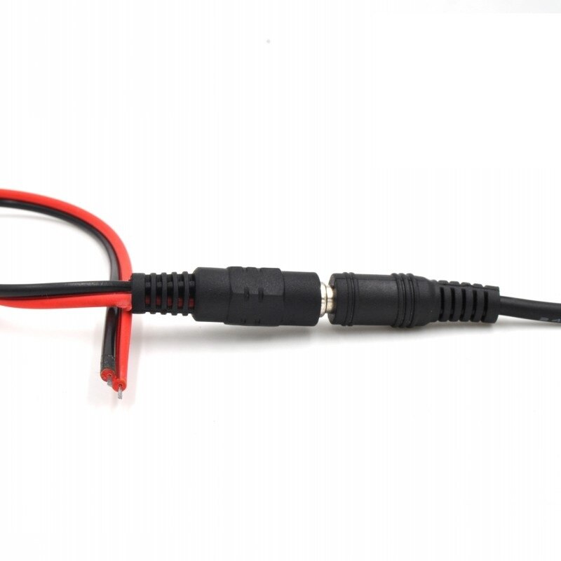 DC control power supply lines to female head 5.5 * 2.1 mm connector