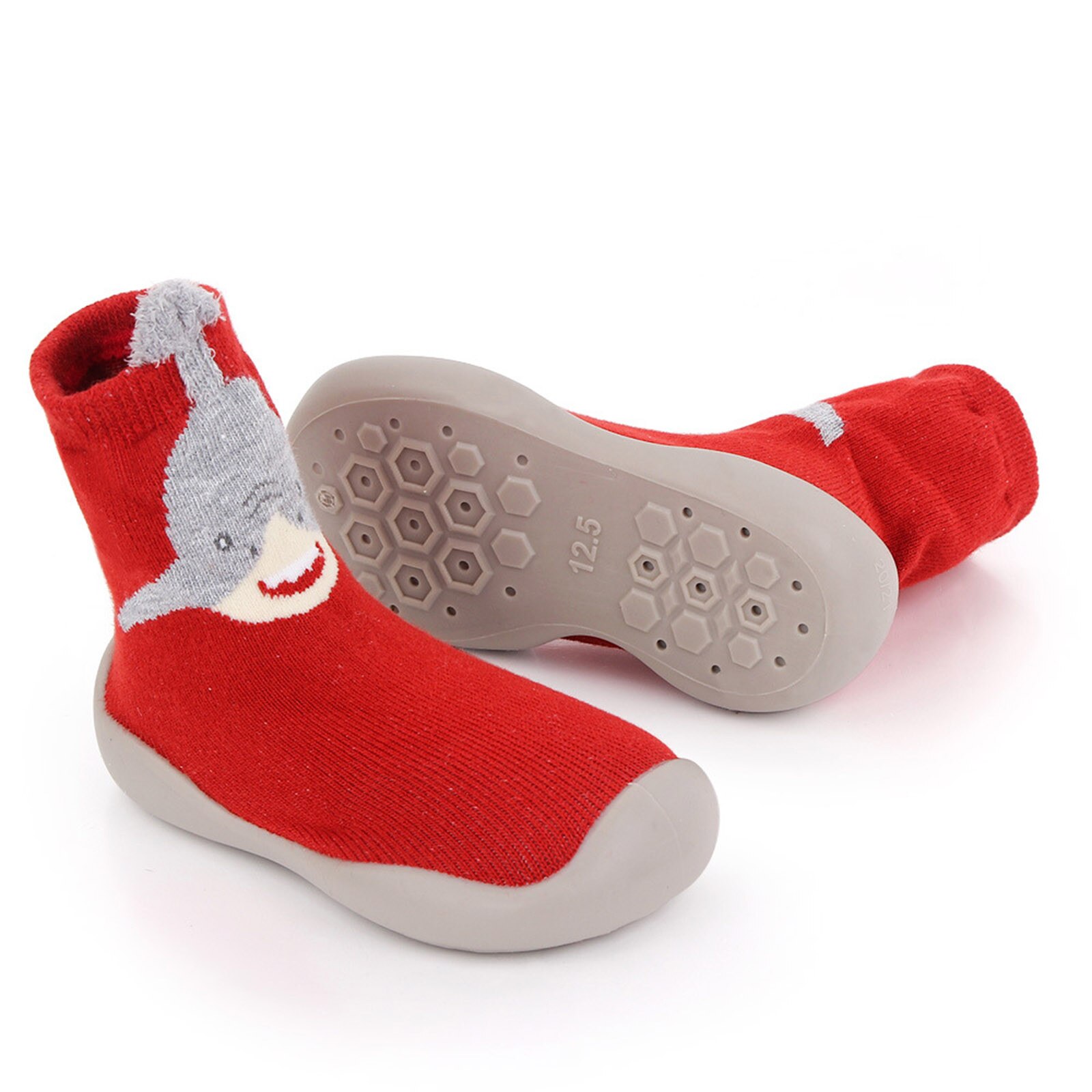 Lion Bunny Socks Infant Baby Boys Girls Anti-slip Cartoon Warm Floor Socks Rubber Sole Shoes Cotton Shoes Socks Носки Детские