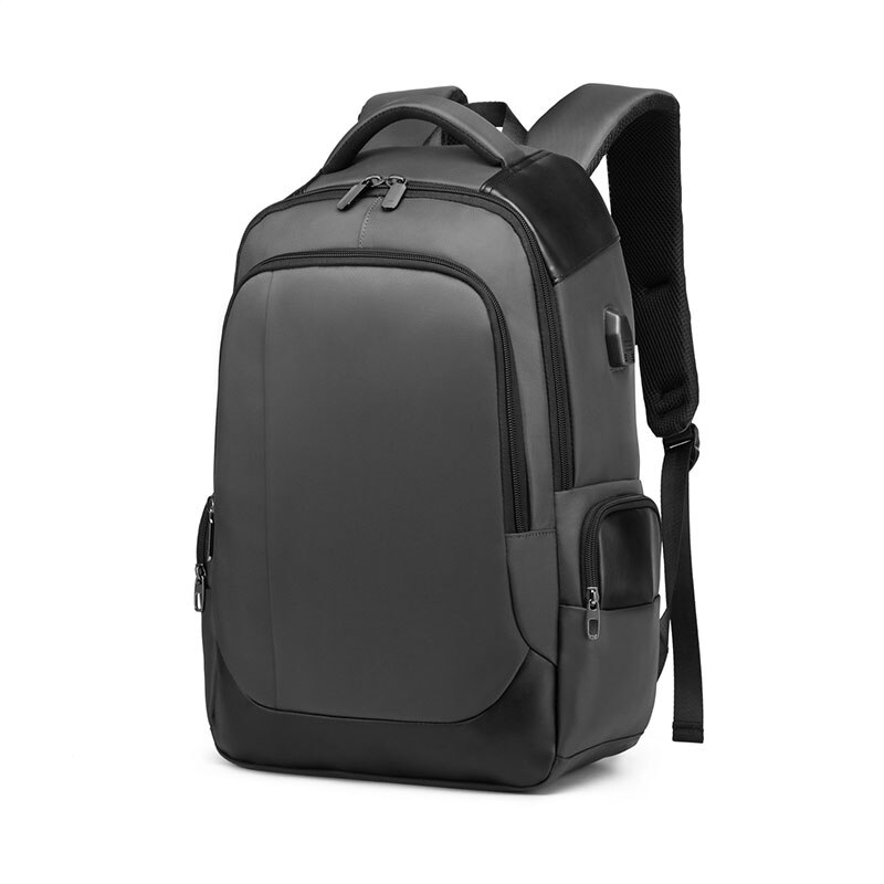 Sac à dos chargeur USB pour hommes, sac de voyage multifonctionnel, grande capacité, à la: Grey