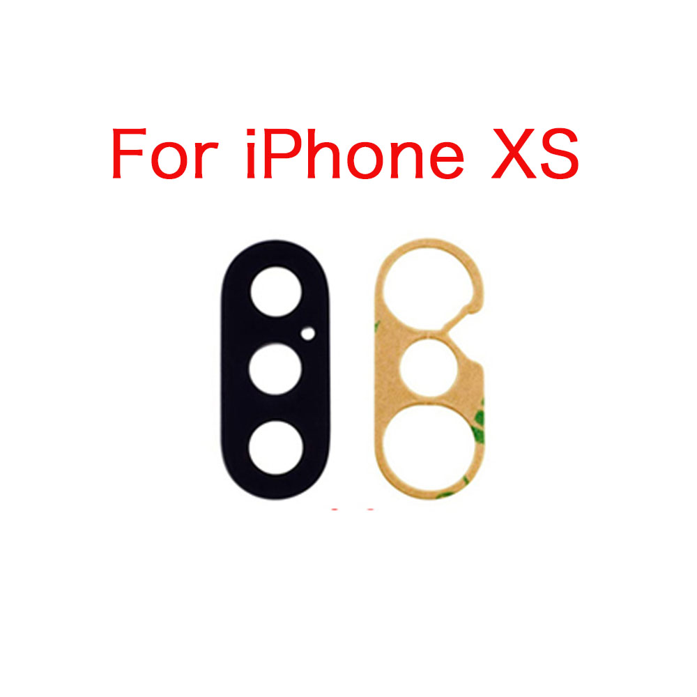 for Apple iPhone X XS Max XR Replacement Rear Glass Back Camera Lens Part And 3m Adhesive