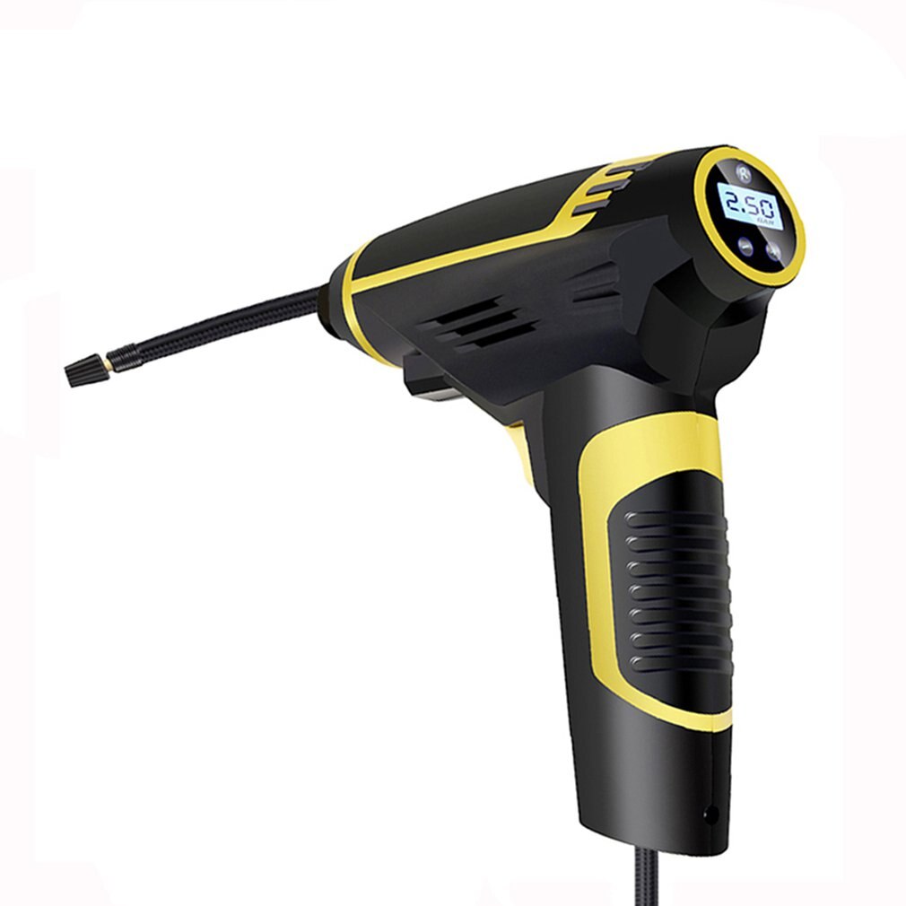 Digital LED Smart Car Air Compressor Pump Portable Handheld Car Tire Inflator Electric Air Pump 150 PSI Repair Tool: wireless