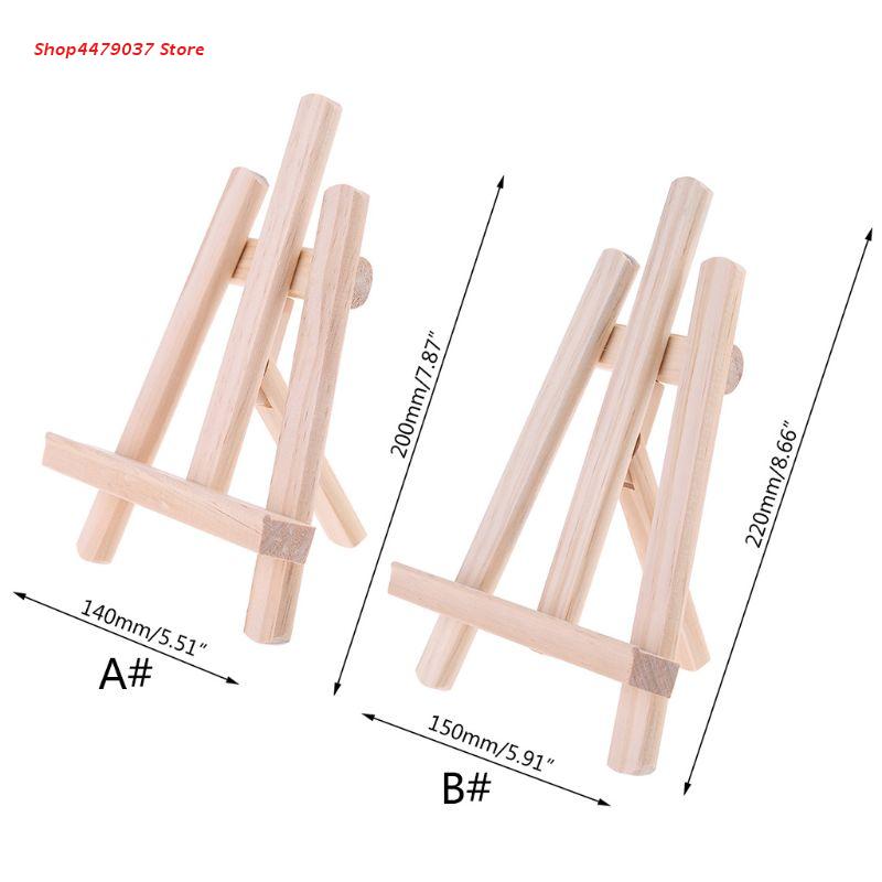 Wood Table Easel Tablets Stand Easel Painting Craft Wood Stand For Decoration