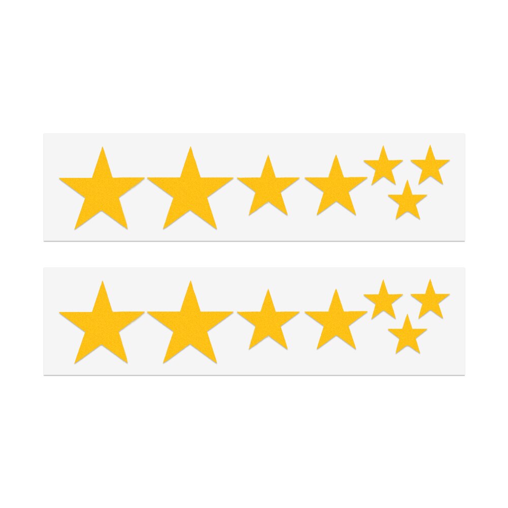 2 Sheets Mountain Bike Reflective Stickers Frame Wheel Rim Sticker Fluorescent Stars MTB Bicycle Reflector Decal Accessories