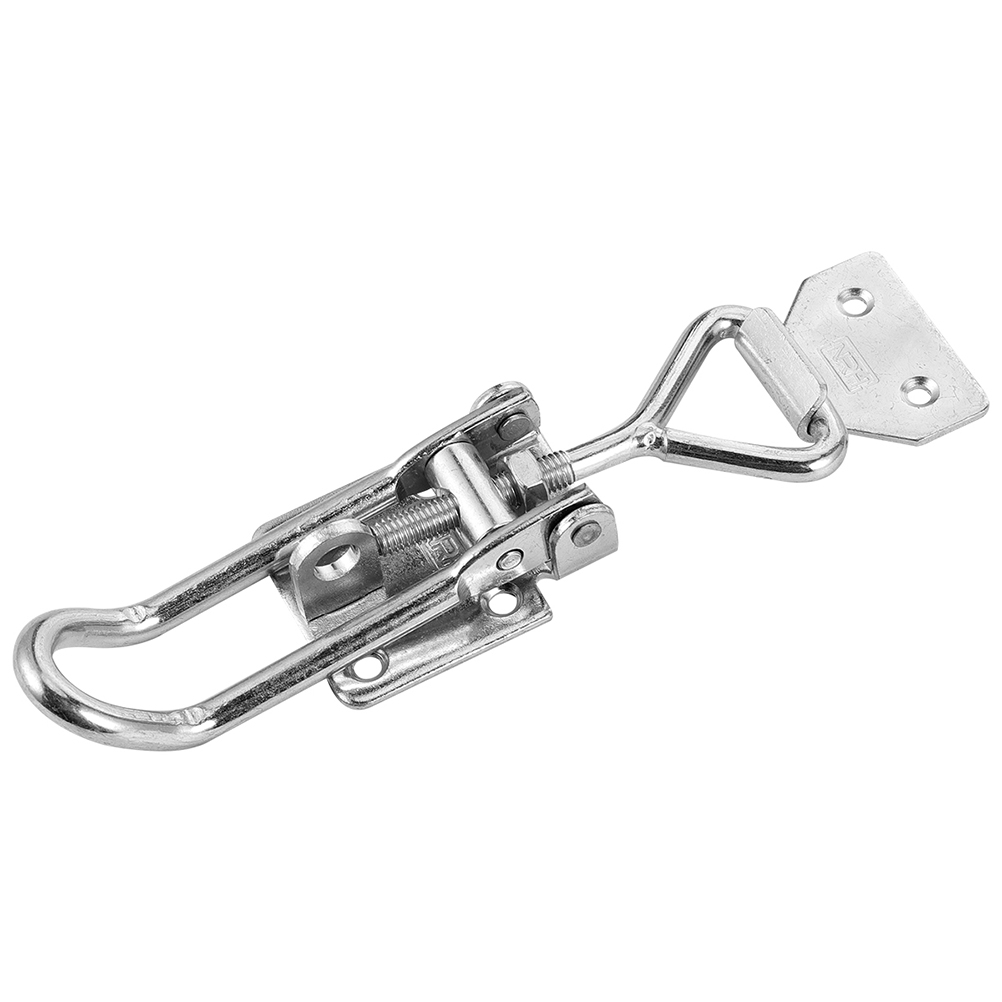 1pc Durable Stainless Steel Toggle Clamp Toggle Clamp Metal Adjustable Hasps