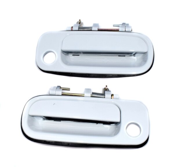 WOLFIGO Set of 4pcs White Outside Door Handle for Toyota Camry 1992-1996 69220-33020 6921033010 6924033010 6923033010