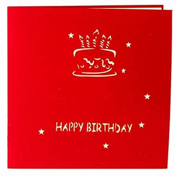 5pcs 3D Luxury Handmade Birthday Invitations Greeting Card