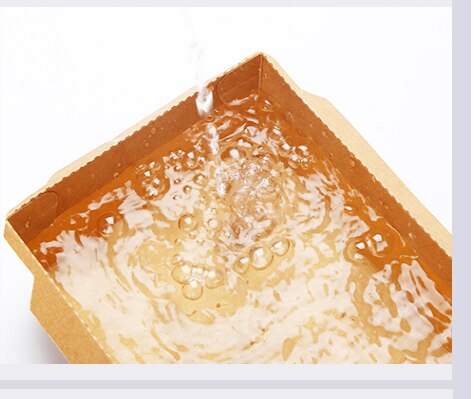 Engangs emballage kraftpapir boks pakning takeaway madpakke sushi boks boite de conservation alimentaire