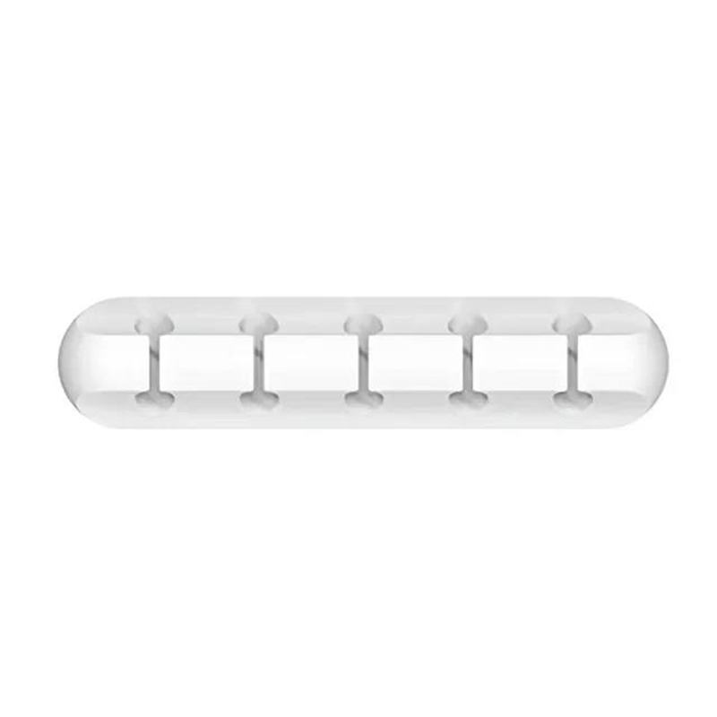 USB-kabelorganizer Siliconen kabelhaspel Desktop Netjes beheer Clips Kabelhouder voor muis Toetsenbord Draadorganizer Hoofdtelefoon: Paars