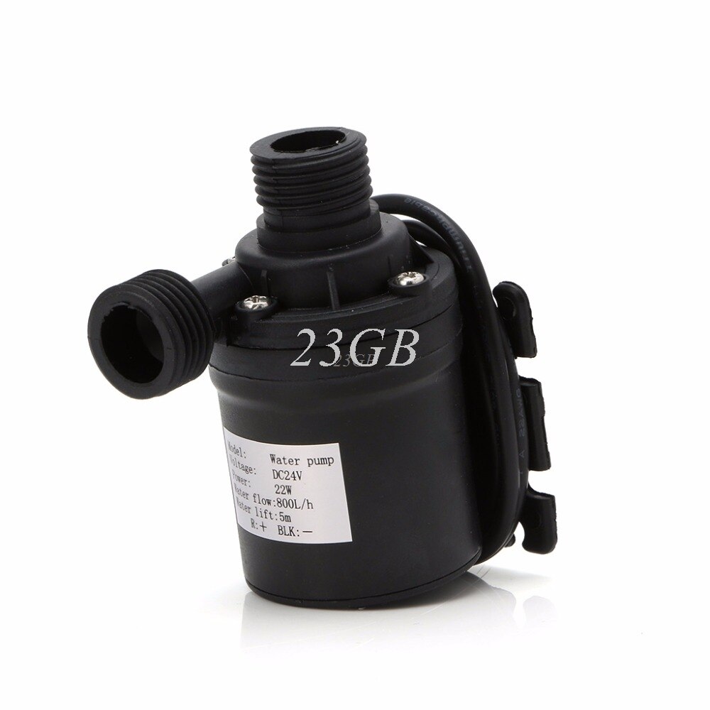 DC 12 V/24 V Waterpomp Solar Borstelloze Motor Watercirculatie 800L/H 5m JUN24_25