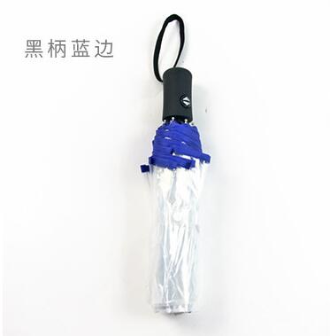 8 rippe transparent regenschirme voll automatische klapp dach für weibliche frauen klar sonnenschirm kompakte outdoor regen paraguas YS004: A blue