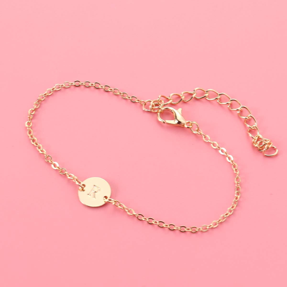 Vrouwen Armband Enkelband Stijlvolle Vintage Casual Strand Stijl Graveren Brief R Legering Voet Ketting Armband