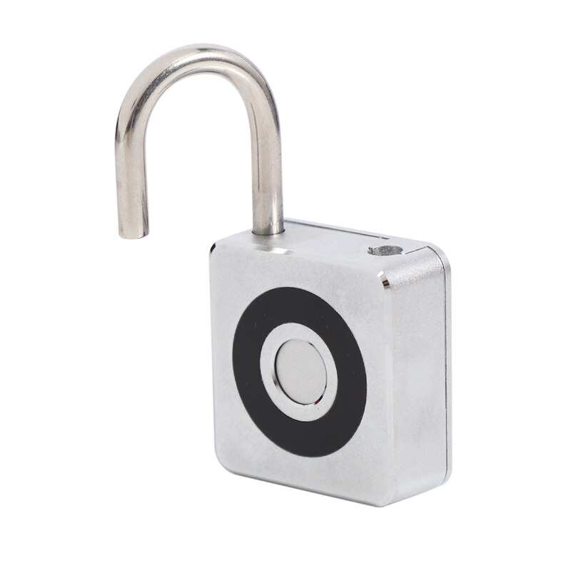USB Smart Keyless Fingerprint Lock Suitcase Anti-Theft Long Standby Electronic Padlock Alloy Smart Padlock