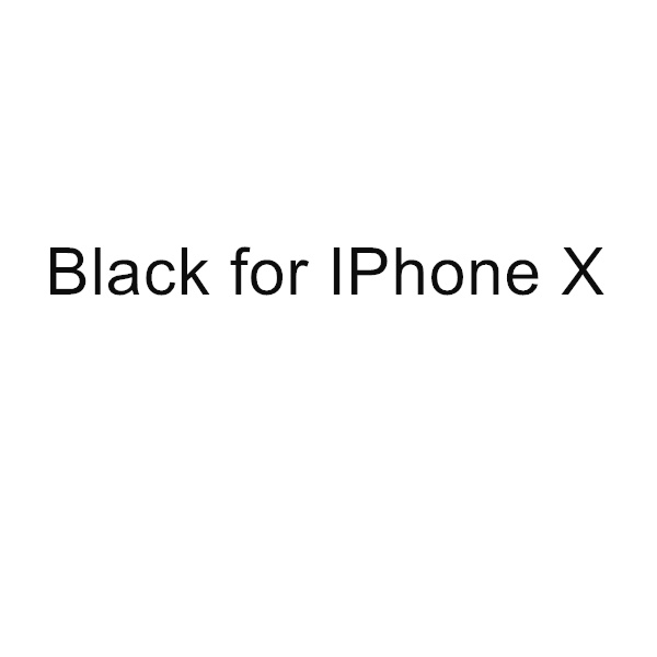 4 in 1 telefon beskyttelsessæt til iphone  x 7 8 plus iphone 7 iphone 8 iphonex touch id hjem knap klistermærke &amp; støvprop linsebeskytter: Sort til iphone x
