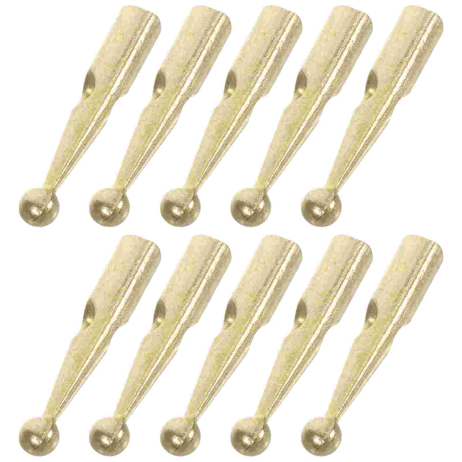 10 Stück Universal Regenschirm Schwanz Perlen Metall Regenschirm Knochen abdeckungen Ersatz Regenschirm Schwanz Perlen für Falt schirm Zubehör