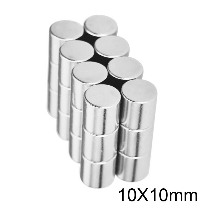 5/10/20/30/50 stuks 10x10 mm Zeldzame aardemagneten Dia 10x10mm Ronde schijfmagneet 10mmx10mm Permanente Neodymium magneet 10*10