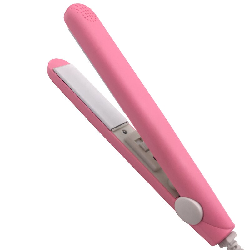 Plancha de pelo rápida de cerámica electrónica, alisador de pelo , mini rizado, seco y húmedo, portátil,