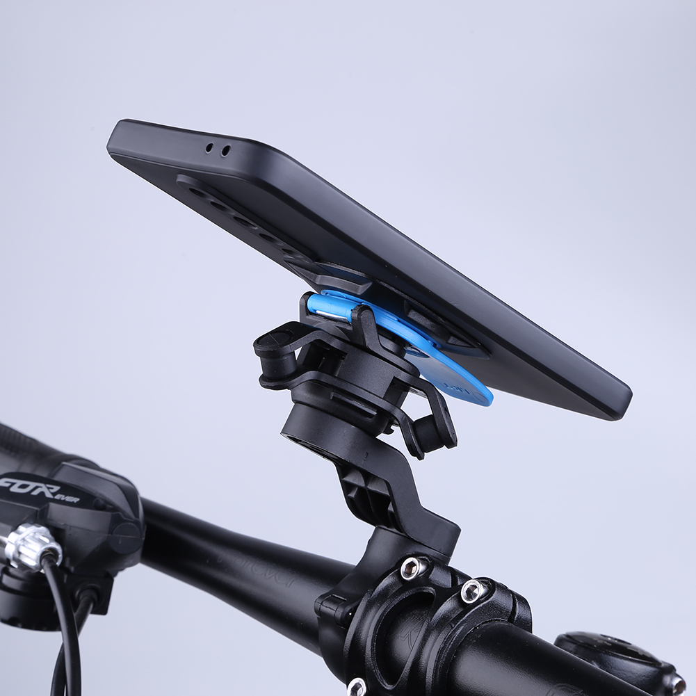 Motorrad Fahrrad Telefon Halter Quad Lock Stoßdämpfer Telefon Halterung Vibration Dämpfer Selbst Lock Anti-shake für 143A 146A 148A Bh
