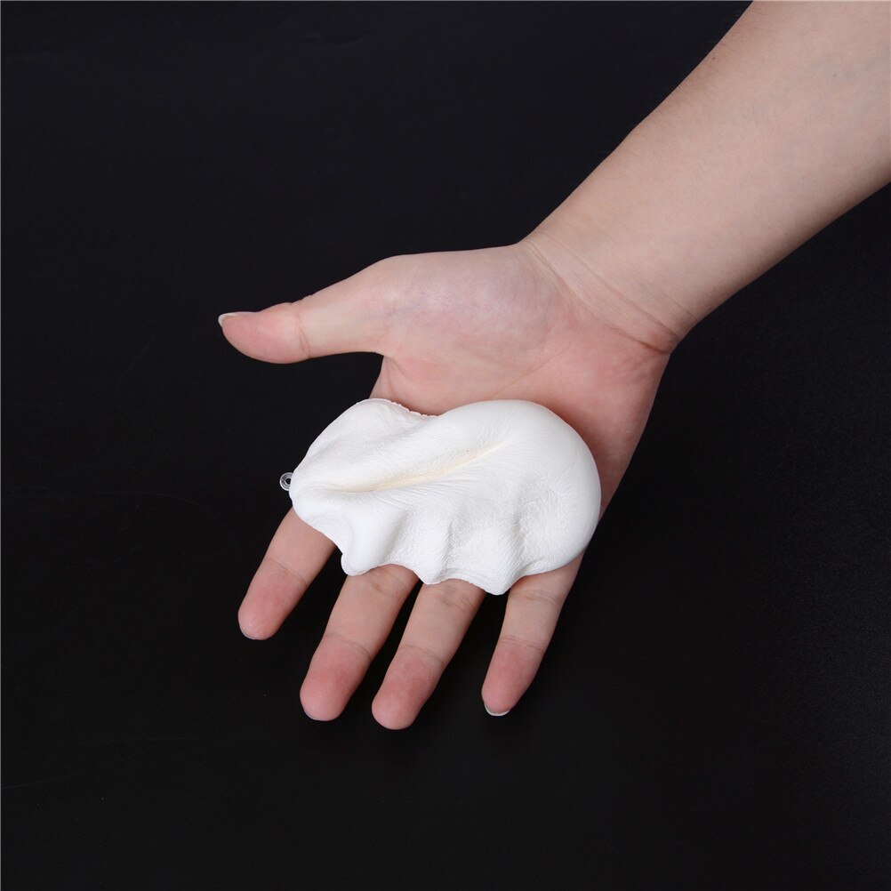 Release Toy Stretchy phone straps charms JETTING Funny 9CM White Scented Dough Bun Bread Artificial Soft Squishy Stress