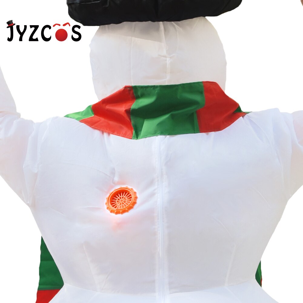 Jyzcos Opblaasbare Sneeuwpop Kerst Kostuums Sneeuwman Kostuum Volwassen Carnaval Carnaval Purim Halloween Kostuums Voor Vrouwen Mannen