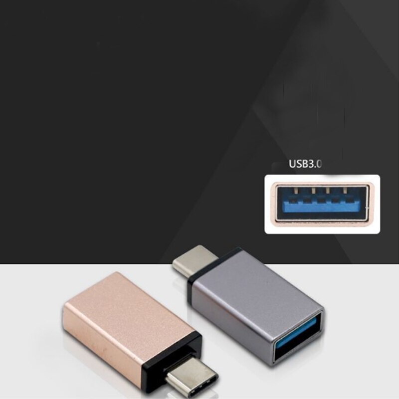 10Pcs Type C Naar Usb 3.0 Adapter Type C Male Naar Otg USB3.0 Vrouwelijke Converter Voor Xiaomi Voor Huawei