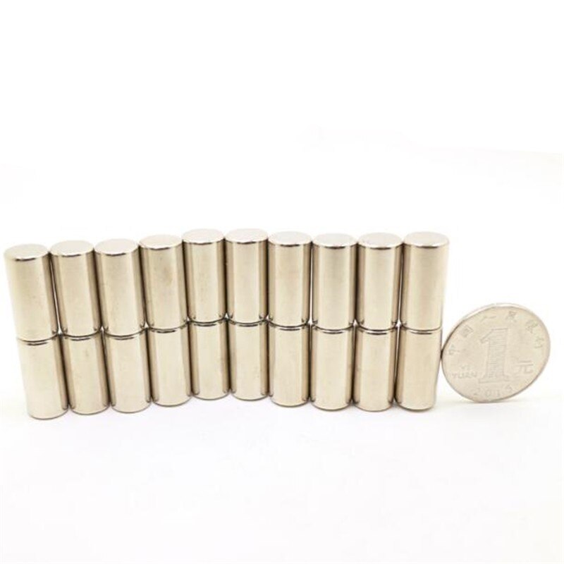 5/10 Pcs 10 Mm X 20 Mm Sterke Ronde Magneten Dia 10X20 Neodymium Magneet Zeldzame Aarde magneet 10*20 Magneet 10 Mm * 20 Mm