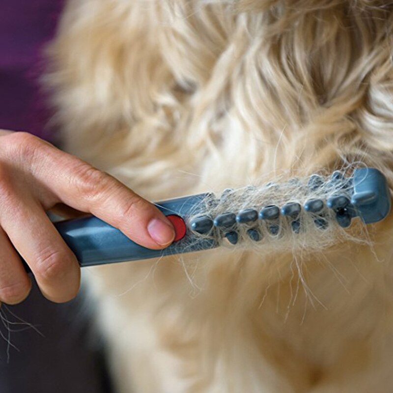 1 pc elektriske kæledyrshårfjerner kam til hunde fjerner måtter, filtrer værktøjsforsyninger dyre skønhedsværktøj til hunde katte