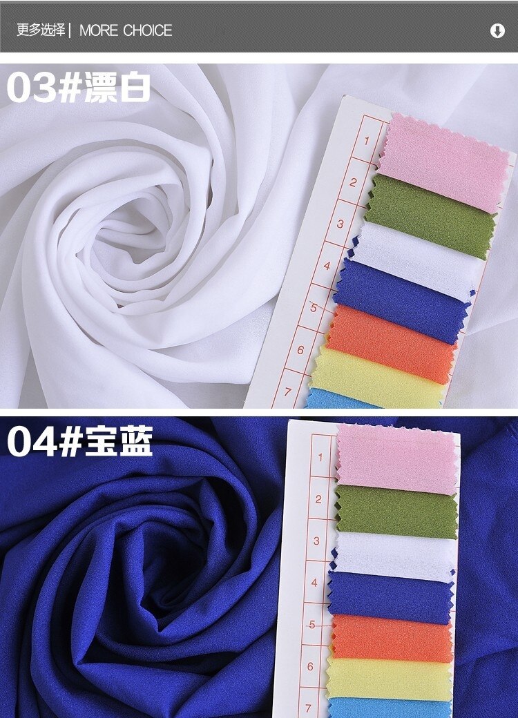 55 farben Chiffon stoff weich hängt auch nicht transparent für kleid futter tuch trouses Material 100d hochzeit diy näHenne