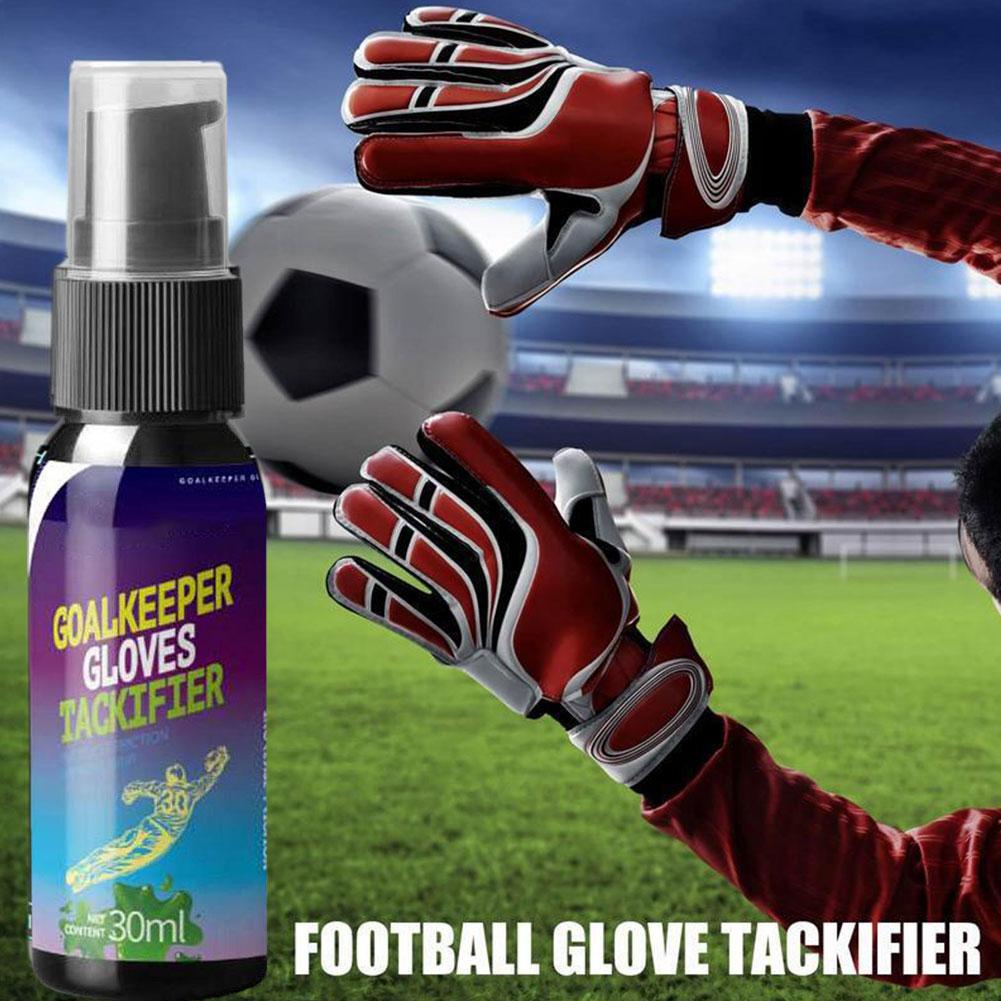Guanto da portiere da 30ML spray per impugnatura da calcio per guanti da portiere colla per guanti di ricambio per baseball adesiva avanzata antiscivolo