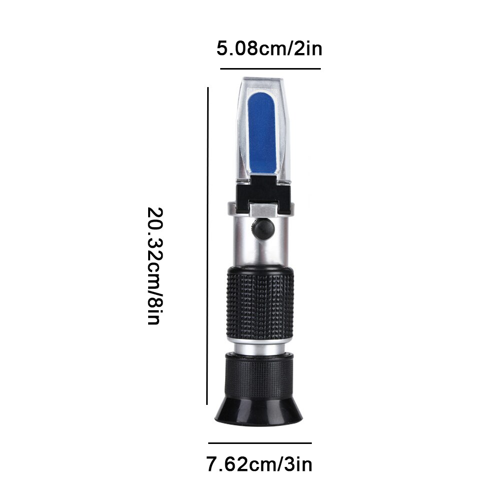 Automotive Antifreez Refractometer 4 In 1 Engine Fluid Glycol Freezing Point Urea Battery Refractometer Glass Water Tester Meter