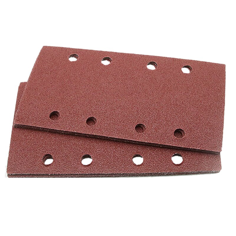 30pcs Square Sandpaper Sanding Paper Sheet 80/120/180 Mix Grit 1/3 Sander Hook Loop Disc Abrasive Tools For Wood Polishing Tools