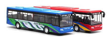 1:64 Scale Model Car Bus Children&#39;s Educational Toys Miniature Car Collectible Toys for Birthday Gif: 15cm