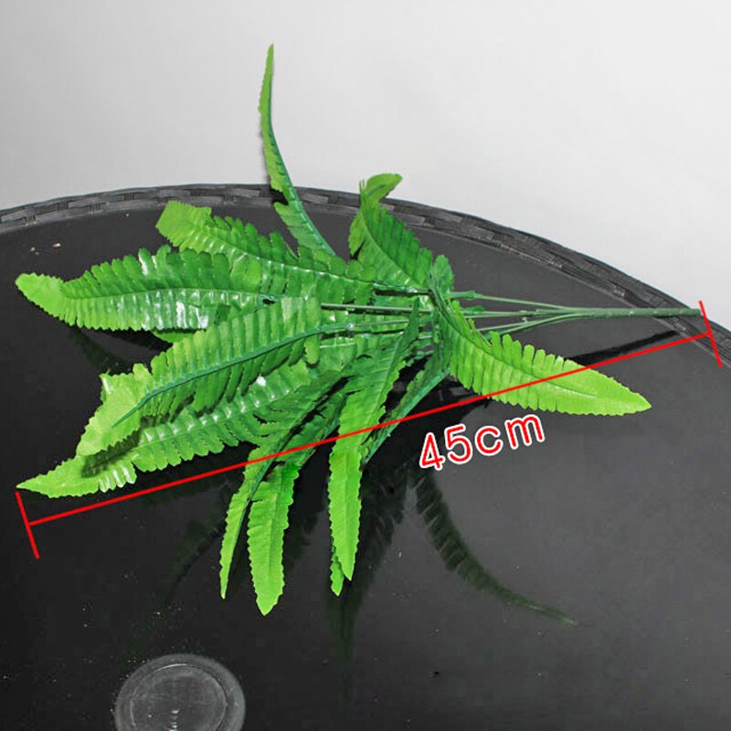 Artificial Shrubs Decorative Artificial Plant Ferns Simulation Plant Plastic Flower Fern Wall Material Accessories