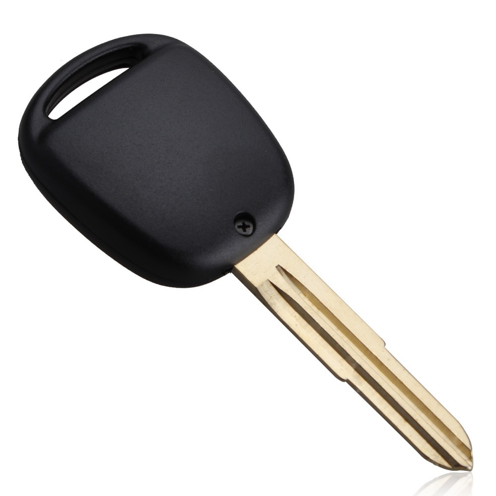 2 Button Key Case Vervanging 41 Blade Zwarte Auto Sleutel Shell Voor Toyota Ongecensureerd Blade Remote Key Refit Cover Automobiel accessoires