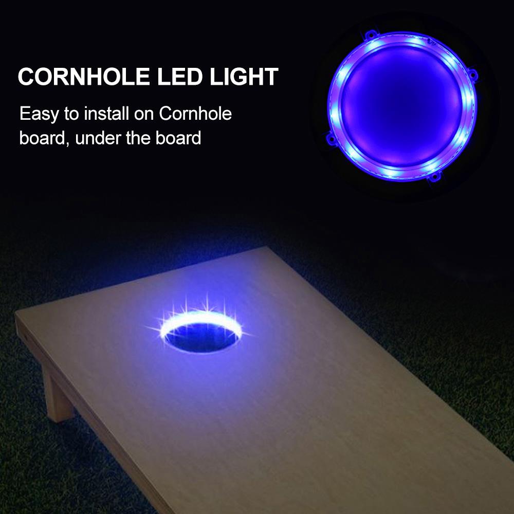 Voltage 5V Draagbare Dimbare Universele Cornhole Lights Night Lights Zandzakken Cornhole Spel Nachtlampje Led Ring Licht