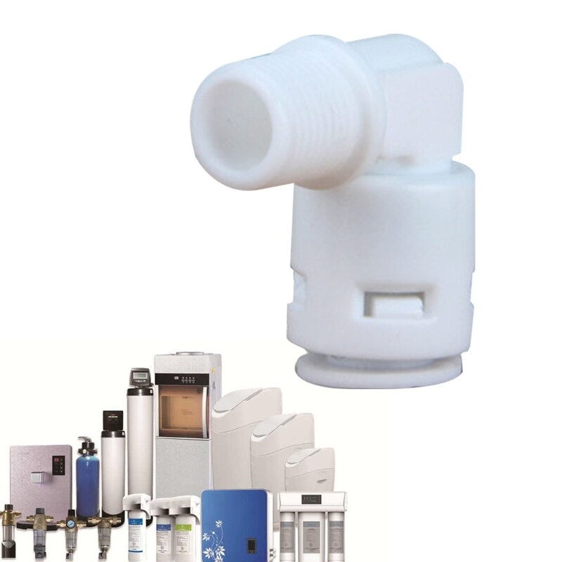 Tube Fittings L Connectors 0.25Inch Inner Push Type Air Fitting Quick Connect Ball Valve for RO System Water Filter Plas U1JE: J