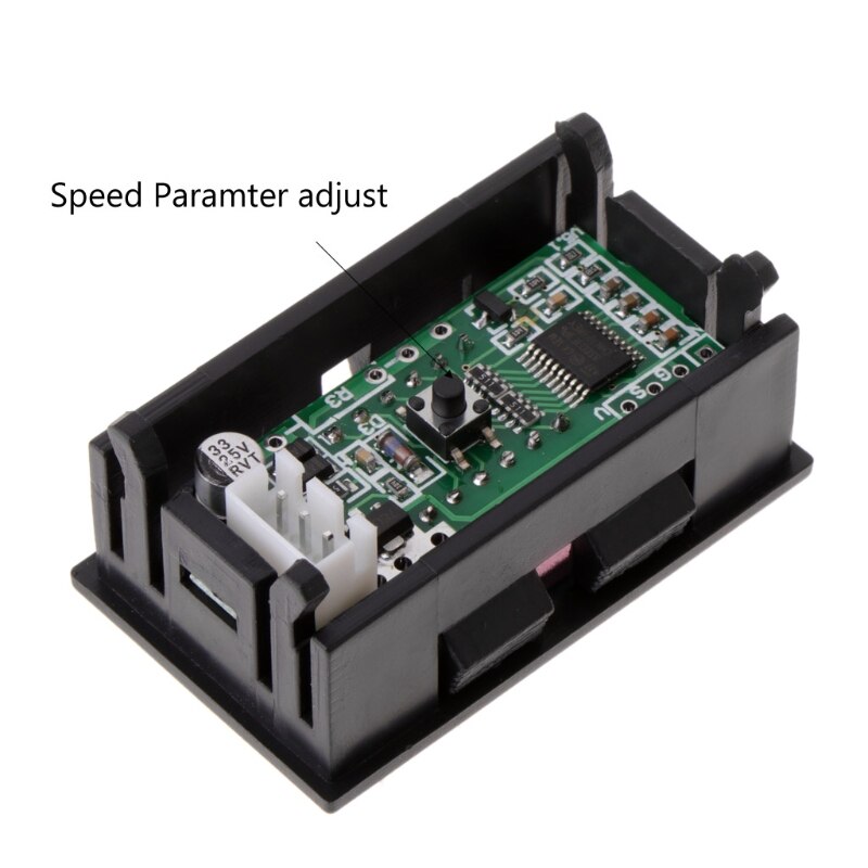 Auto Motorrad Digitaler Tachometer Tacho Messgerät mit Batterie Überspannung Alarm