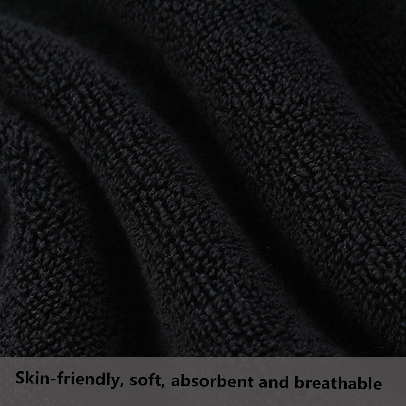 Asciugamani asciugamani neri Premium-100% cotone, Ultra morbidi e altamente assorbenti, asciugamani da 600gsm, asciugamani di qualità Hotel e Spa