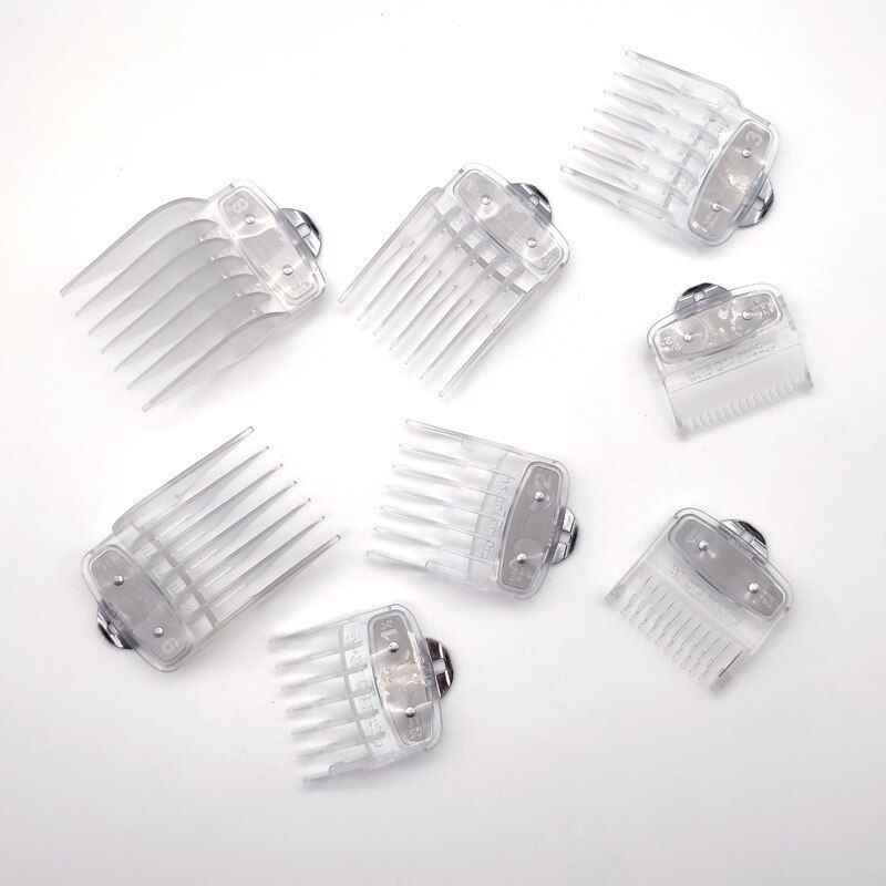 Hair Clipper Guide Comb Set fit wahl cordless clip 8148 Blade: WHITE